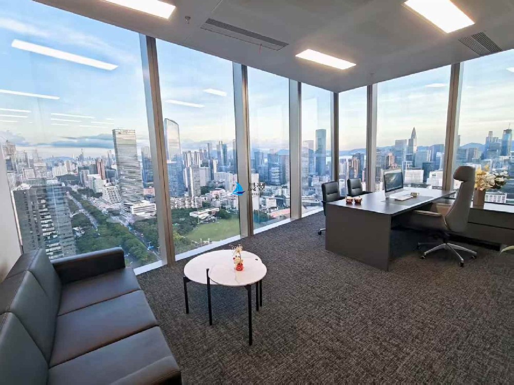 【汉京金融中心410㎡办公室出租】｜5 1格局｜东南双面采光