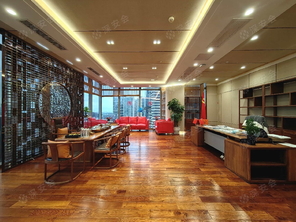 【深圳湾壹号792㎡整层办公出租】23万/月｜精装修带家私